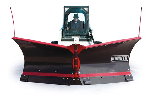 hiniker v-plow for skid steer|hiniker v plow for sale.